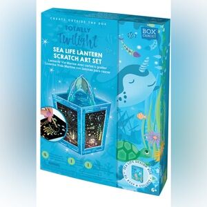 NEW BOX CANDIY Totally Twilight Sea Life Lantern Scratch Art Set